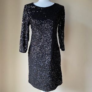 Forever 21 black sequined dress